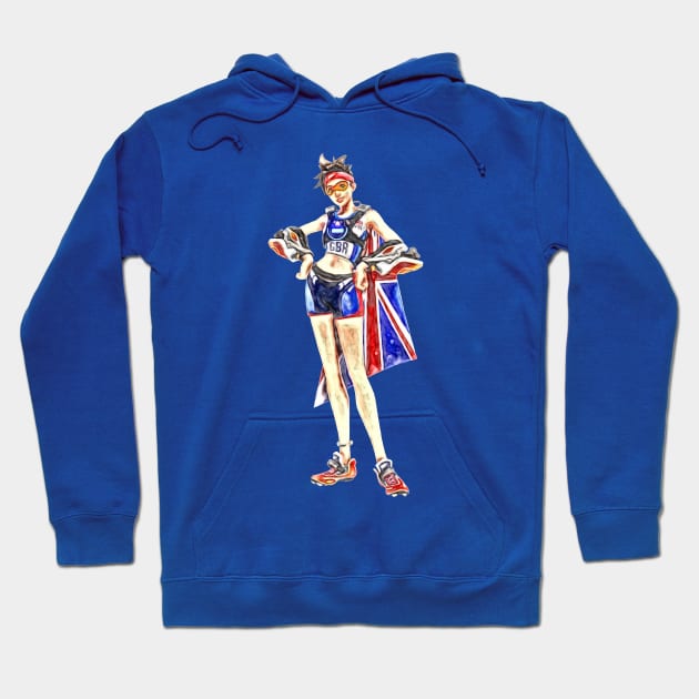 Overwatch Tracer Track and Field Hoodie by Green_Shirts